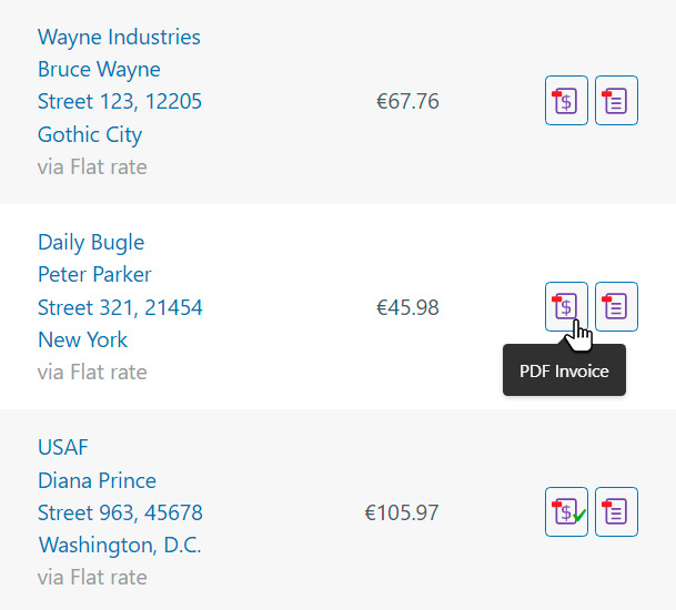 WooCommerce PDF Invoices WooCommerce PDF Invoices